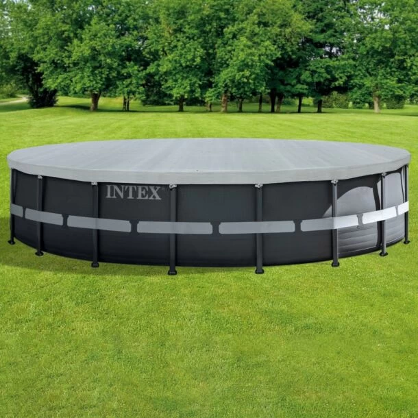 Intex Afdekzeil Deluxe Rond Zwembad Ø 549 Cm 3 Intex Afdekzeil Deluxe Rond Zwembad Ø 549 Cm - Afbeelding 3