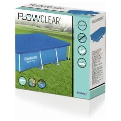 Bestway Flowclear Afdekzeil Rechthoekig Zwembad 259 X 170 Cm