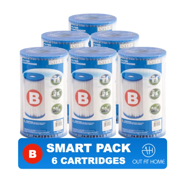 Intex Filter Cartridge Type B - SMART PACK 6 St. 1 Intex Filter Cartridge Type B - SMART PACK 6 St.