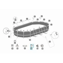 Bestway Afsluitkraan Set (Donkergrijs) -Zwembadbenodigdheden Winkel bestway ersatzteil p6 h1 510 eckventil regelventil hellgrau p6 h1 510v87548qkyhzd6