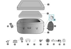 Lay-z Spa Lay-Z-Spa Schroefventiel -Zwembadbenodigdheden Winkel lay z spa schroefventiel 2