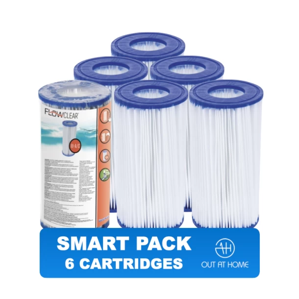Bestway Flowclear Cartridgefilter Type III - SMART PACK 6 St.