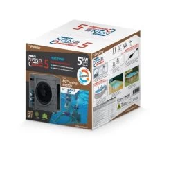 Poolstar Poolex Nano Action Warmtepomp 5kW Reversible -Zwembadbenodigdheden Winkel vue 3d nano action reversible box 5kw